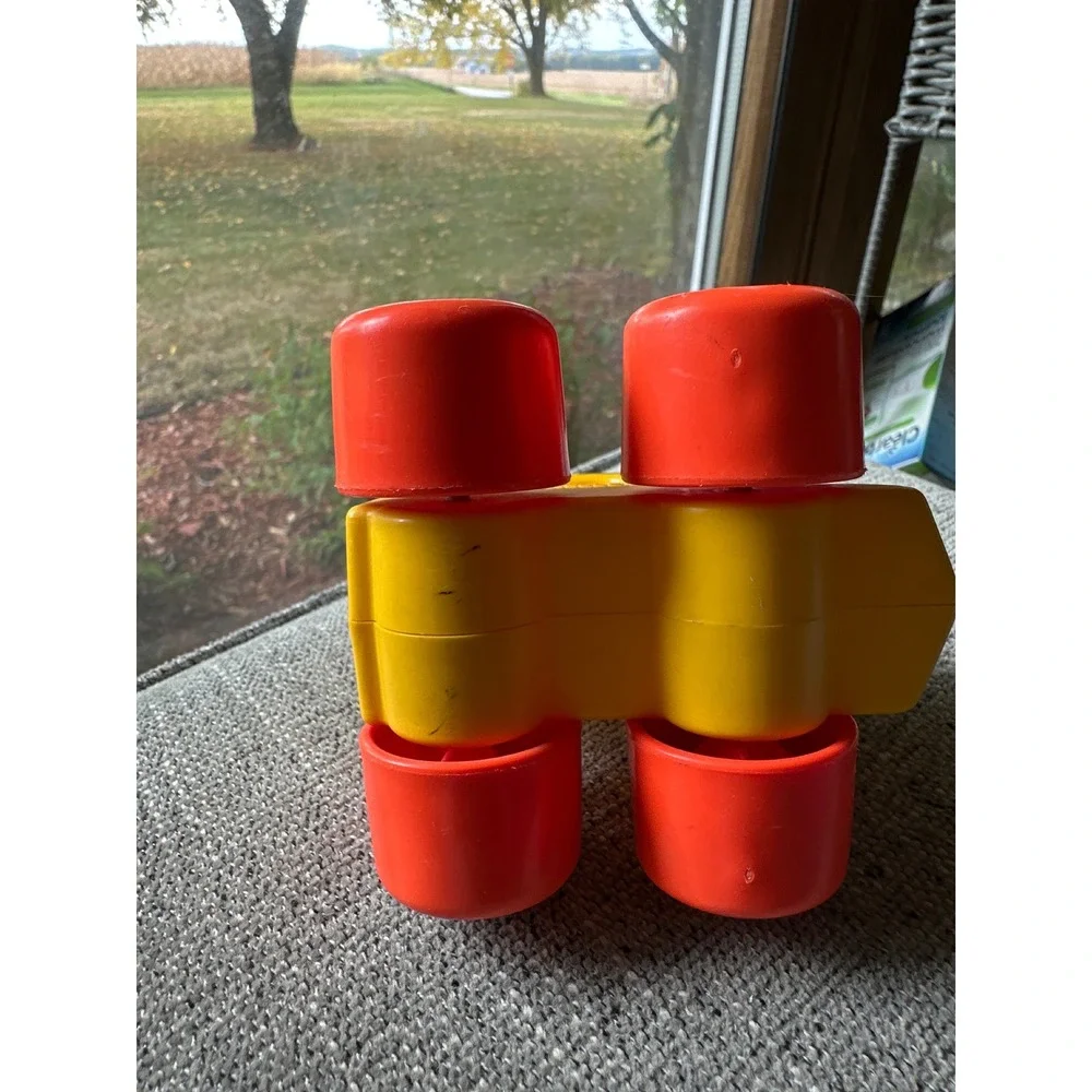 Child Guidance WeeWheels Yellow Orange Toy Car‎ 1994 CBS Vintage Truck